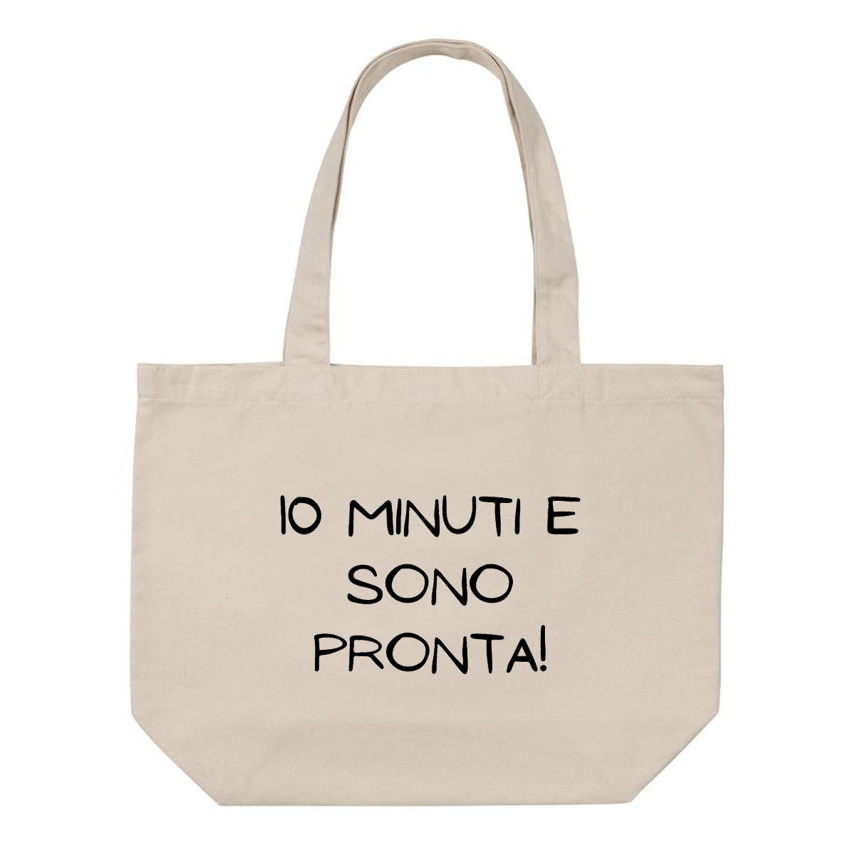 Maxitote:” 10 minuti e sono pronta!” - fronte_0