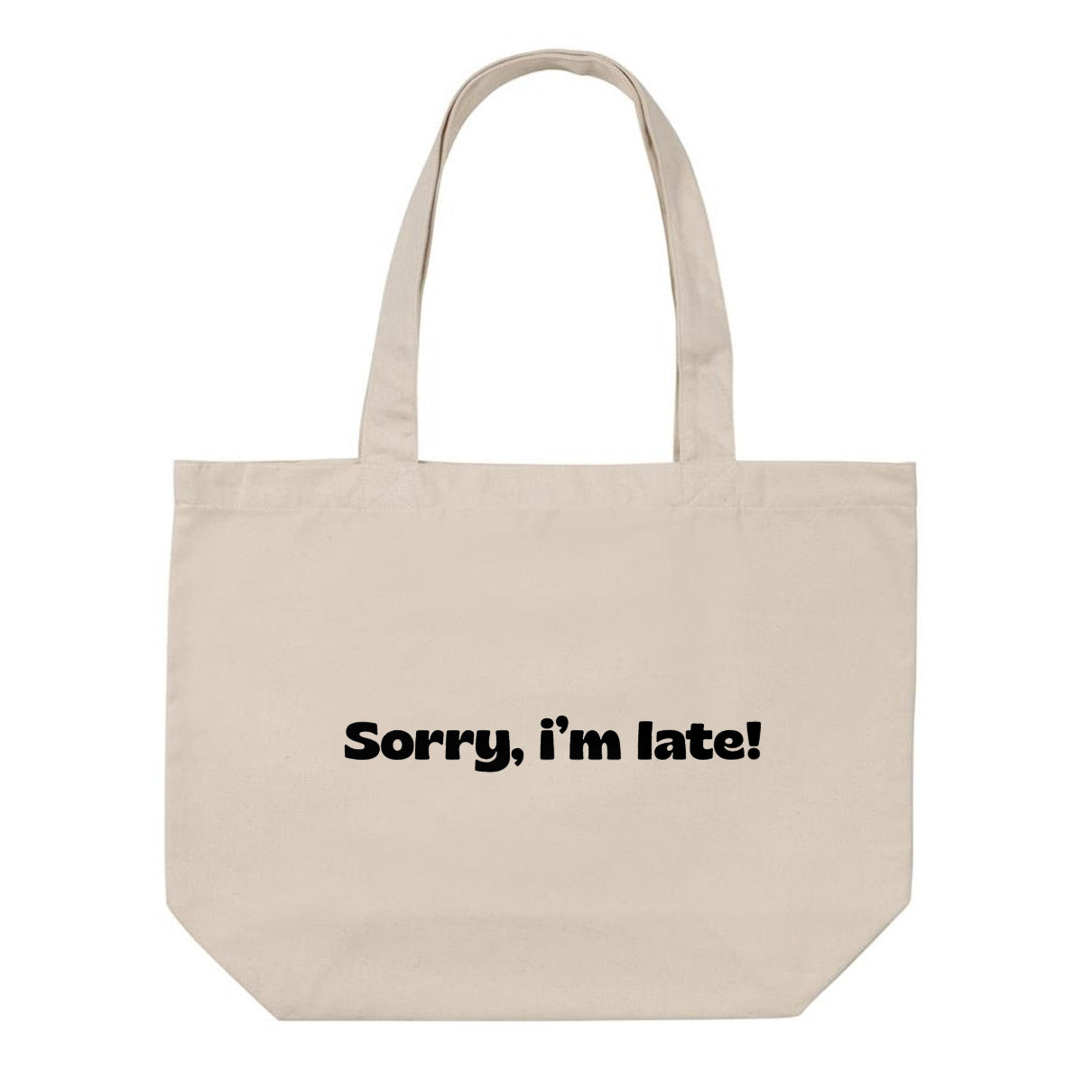 Maxitote “Sorry, i’m late” - fronte_0