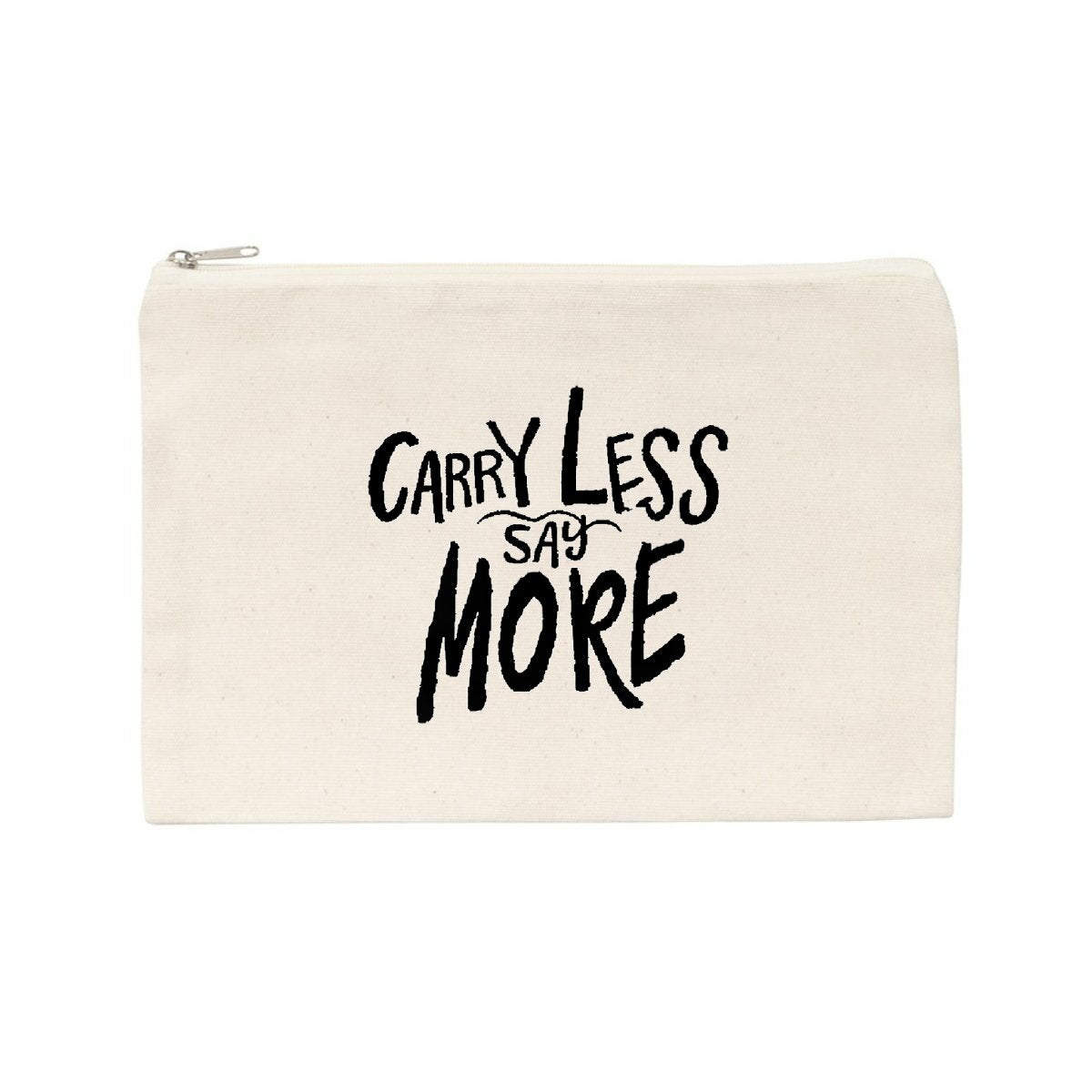 Pochette “Carry less, say more” - fronte_naturale