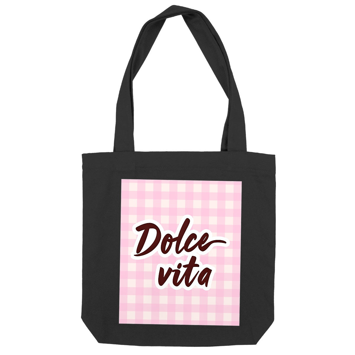 Midtote “Dolce vita” - fronte_nero
