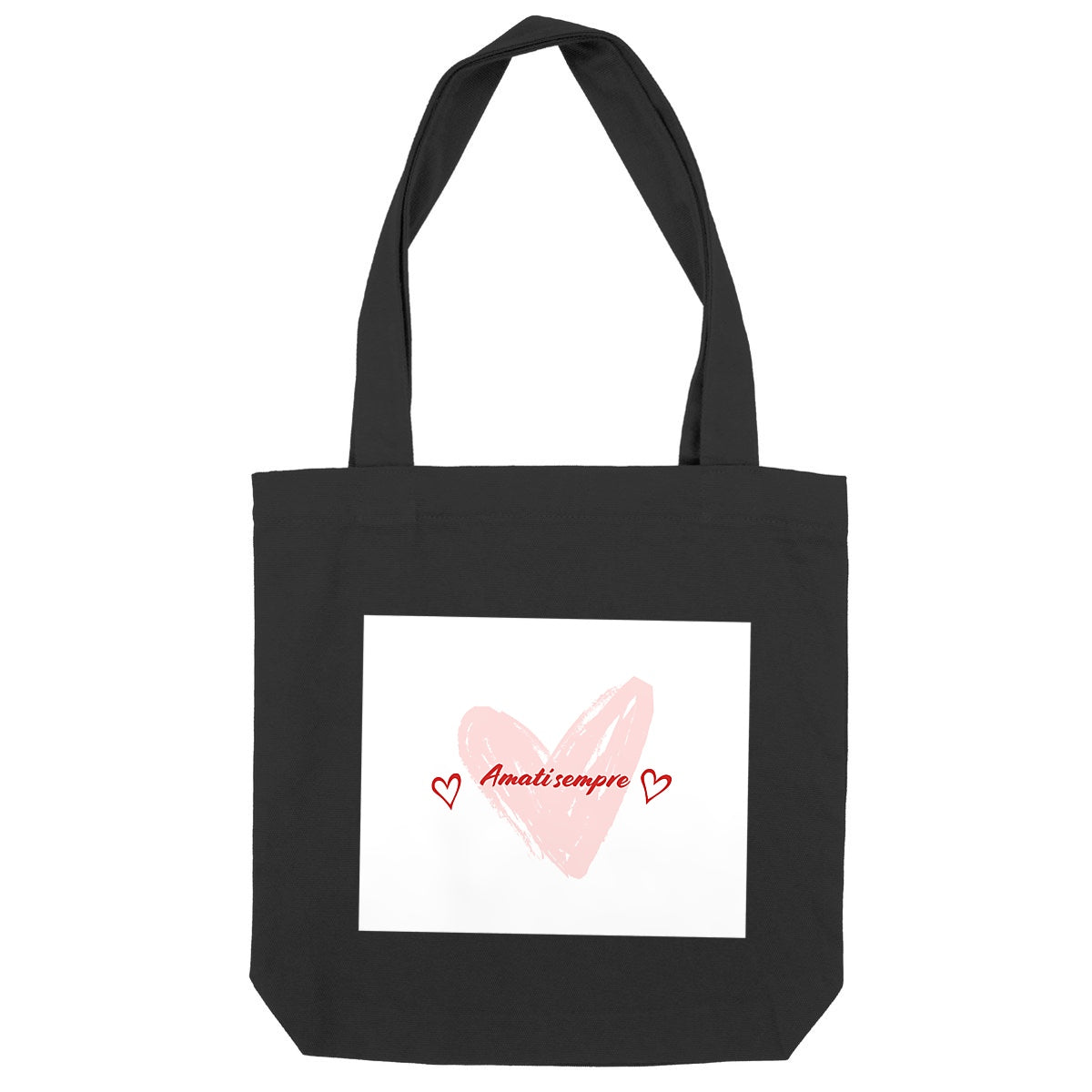 Midtote:”Amati sempre” - fronte_nero
